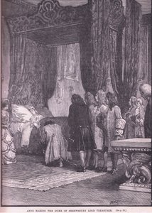 Anna nomina il Duca di Shrewsbury Lord Tesoriere AD 1714 da Henry Marriott Paget